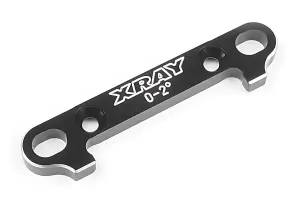XRay Aluminium Rear Lower Susp. Holder 0 Deg-2 Deg- Rear - 7075 T6 (5mm)