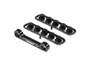 XRay Gt22 Aluminium Rear Lower Susp. Holder - Front - Square Adj. Roll-C.