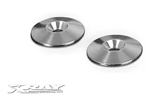 XRay Aluminium Rear Wing Shim (2)