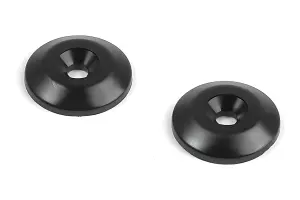 XRay Composite Rear Wing Shim - Black (2)