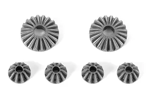 XRay Steel Diff Bevel + Satellite Gears - V2 (2+4)