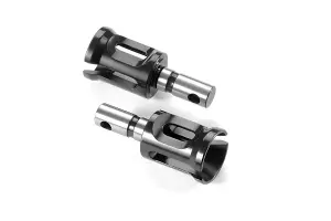XRay F/R Diff Outdrive Adapter Long - V2 - Hudy Spring Steel (2)