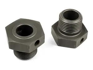 XRay Aluminium Wheel Axle Offset +2mm - Hard Coated (2)