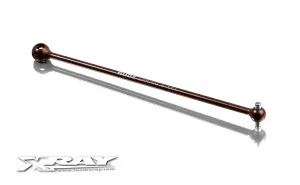 XRay XB808 Rear Central CVD Drive Shaft Long - Hudy Spring Steel