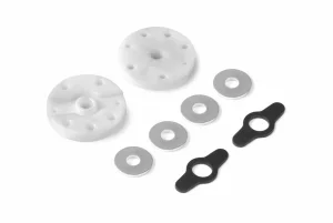 XRay 2-Way Flow Delrin Shock Piston 5-H. (1.5mm) + 2-H. (1.0mm) (2)
