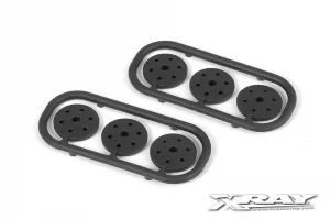 XRay XB9 Composite Shock 6-Hole Piston Set (1.2; 1.3; 1.4mm)