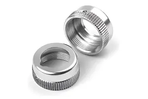 XRay Aluminium Shock Cap Nut - Wide (2)