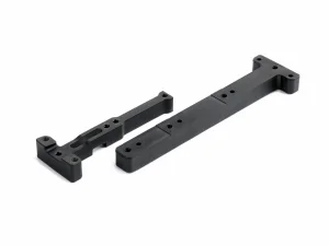 XRay Composite Chassis Brace Front And Rear - Narrow - Graphite