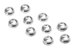 XRay Aluminium Conical Shim 3X6X2.0mm (10)