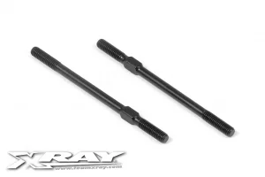 XRay Adjustable Turnbuckle 50mm M3 L/R - Hudy Spring Steel (2)