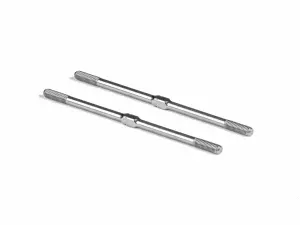 XRay Adjustable Turnbuckle 75mm M3.5 L/R - Hudy Spring Steel (2)
