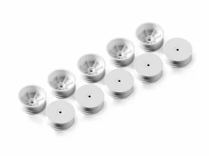 XRay 4WD Front Wheel Aerodisk With 12mm Hex Ifmar - White - Hard (10)