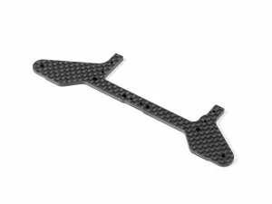 XRay X12 Carbon Rear Pod Lower Plate For 1 Piece Chassis - Front