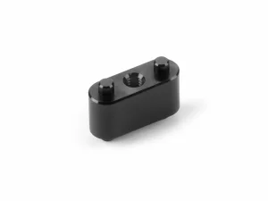 XRay Aluminium Holder With 2 Pins For Side Link Carbon Plate - Black