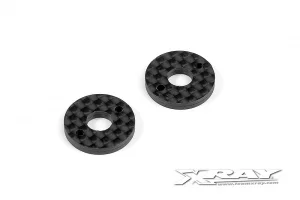 XRay X10 Graphite 2.5mm Shim For 6mm Body Post (2)