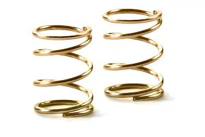 XRay Spring 4.25 Coils 3.6X6X0.4mm; C=1.5 - Gold (Soft) (2)