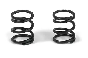 XRay Front Coil Spring 3.6X6X0.5mm; C=5.0 - Black (2)