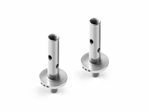 XRay X12 Kingpin 4mm With Holes - 1.0 3 Dots - Nickel Coated (2)