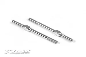 XRay Aluminium Adj. Turnbuckle M3X51 mm - Swiss 7075 T6 (2)