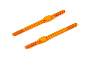 XRay Aluminium Adj. Turnbuckle M3X51 mm - Swiss 7075 T6 - Orange (2)