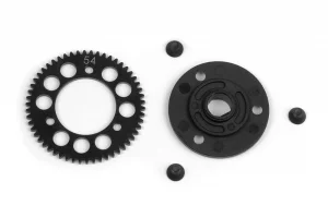 XRay Steel Spur Gear 54T / 48 + Composite Spur Gear Adapter