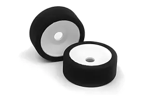 XRay Front Foam Tire Mounted With Hex Hub (45Deg) - Medium