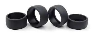 XRay Rubber Tires + Inserts, F+R (40Deg)