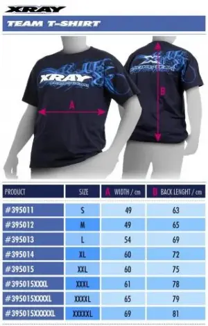XRay Team T-Shirt (Xxxxxl)