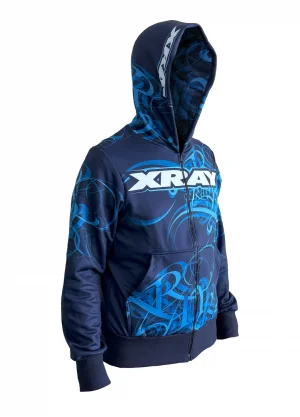 XRay Sweater Hooded - HD Graphics - Blue (XXL)