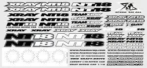 XRay Nt18 Sticker For Body - White