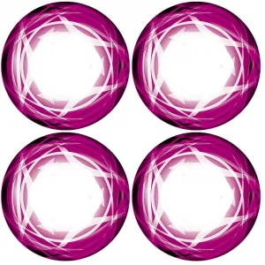 XRay GTXE Wheel Stickers - Die-Cut - Pink