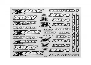 XRay XB4 Sticker For Body - White