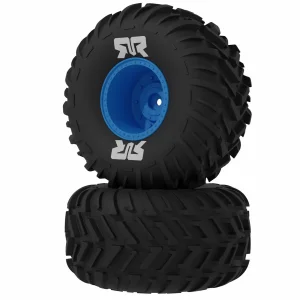 dBoots Cut Chevron Mounted Tire Set Glued - Blue