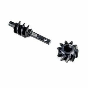 Steel Ring/Pinion Worm Gear - 2/10T - Axle: SCX30