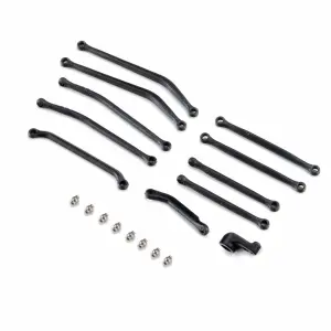 107mm Long Wheelbase Link Set - Servo Horn: SCX30 Toyota Taco