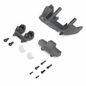 Front Bumper Set - Gray - Jeep JT: SCX10 III MotoBilt