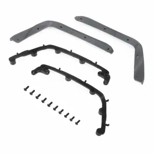 Front Fenders - Gray - Jeep JT: SCX10 III MotoBilt