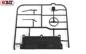 RC4WD Mojave II Dash and Wiper Parts Tree (Black)