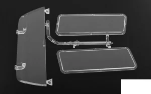 RC4WD Chevrolet Blazer Topper Clear Window Parts Tree
