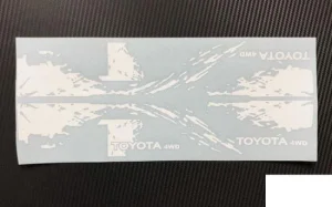 RC4WD Dirty Stripes for Mojave II 2/4 Door Decal Sheet (White) RC4WD