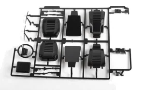 RC4WD 2015 Land Rover Defender D90 Front Seats and Dashboard Details RC4WD