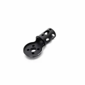 CNC Aluminium Tail Motor Mount - Black: InFusion 210