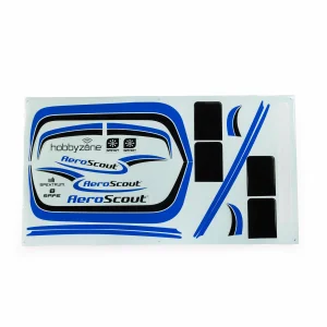 AeroScout Blue Decal Sheet