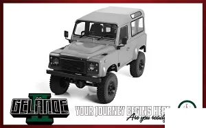 RC4WD Gelande II Kit w/ 2015 Land Rover Defender D90 Hard Body Set RC4WD