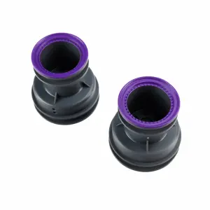 MT Wheel - Purple Beadlock - Light Grey (2): Mini LMT