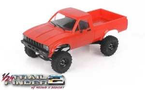 RC4WD Trail Finder 2 1:24 RTR With Mojave II Hard Body Set - Red
