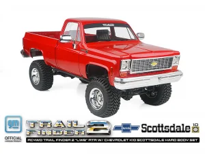 RC4WD Trail Finder 2 LWB RTR - Chevrolet K10 Hardbody Red