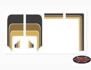 RC4WD Toyota 79-81 Body Decals (Brown)