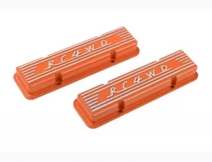 RC4WD Aluminium Valve Covers For Scale V8 Engine (Orange)
