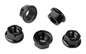 RC4WD M4 Low Profile Flanged Lock Nut (Black) RC4WD